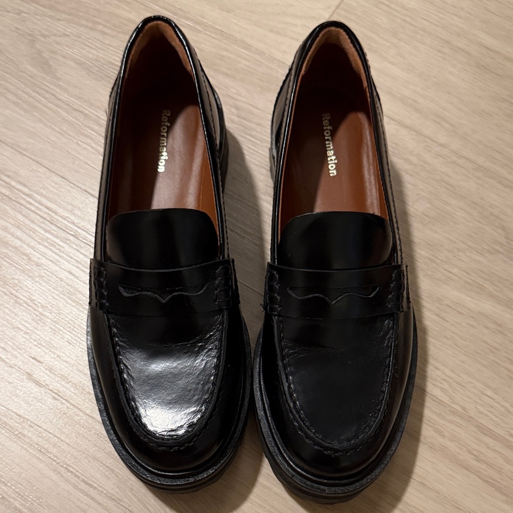 Reformation Agathea Chunky Loafers